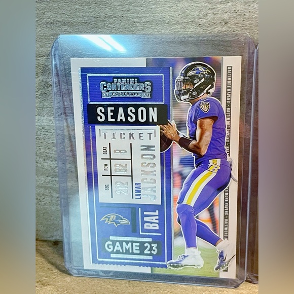New! Lamar Jackson Baltimore Ravens Panini Football Cards MVP #8 - Picture 2 of 5